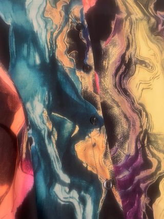 Blusa estampada manga larga