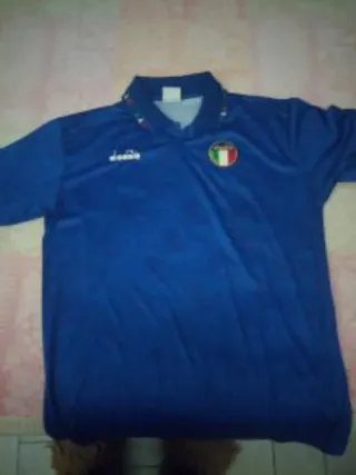 Maglia Italia Baggio Diadora Blu