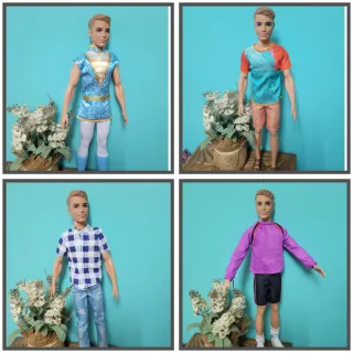 Lote de 4 conjuntos Ken