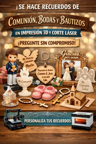 Recuerdos de Comunión, Bodas y Bautizos