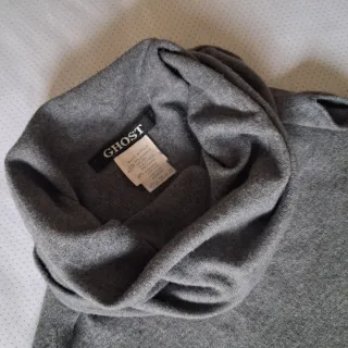 Sottogiacca collo alto grigio Made in Italy