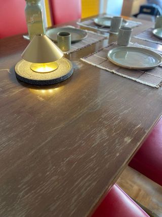 Mesa comedor extensible madera maciza 6-12personas