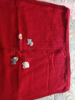 Copertina rossa per carrozzina