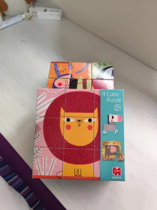 Puzzle Cubos 9 Piezas Goula Animales