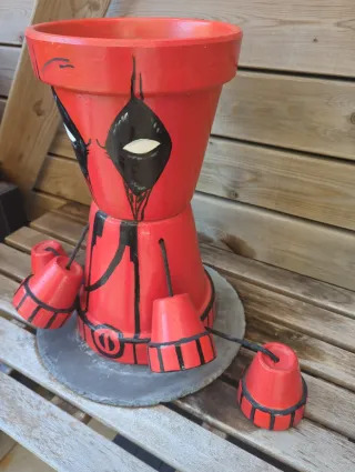 Maceta Deadpool Terracota
