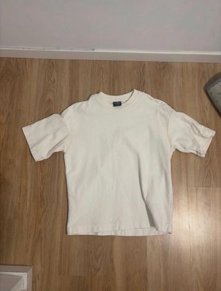 Camiseta Pull&Bear Blanca Talla M