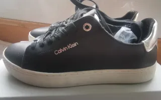 Deportivas Piel Calvin Klein Mujer Talla 38