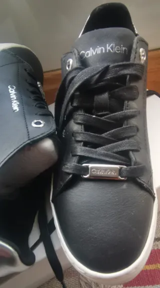 Deportivas Piel Calvin Klein Mujer Talla 38