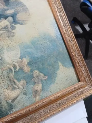 Cuadro lienzo antiguo