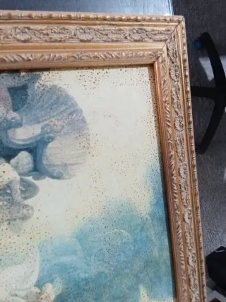 Cuadro lienzo antiguo