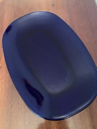 Piatto da portata Bormioli Rocco blu cobalto