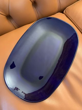 Piatto da portata Bormioli Rocco blu cobalto