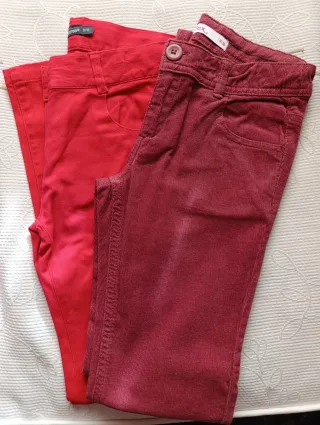 Lote 8 pantalones niña