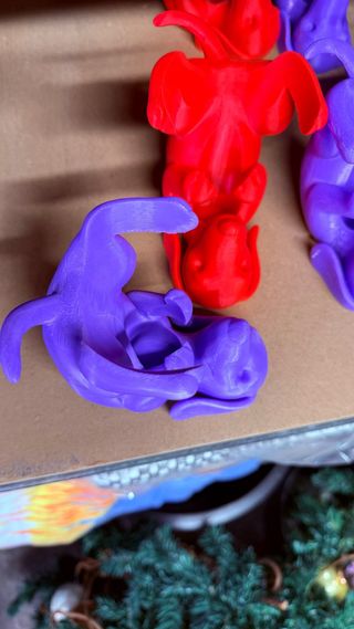 Cachorro Sostenedor Botella Vino Morado Rojo