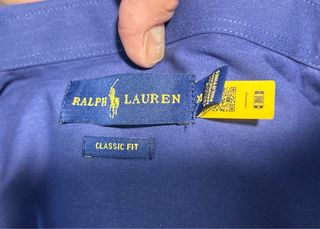 Camisa Oxford Polo Ralph Lauren Azul Talla M/L