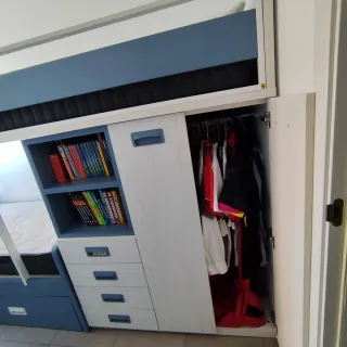 Litera tren de madera