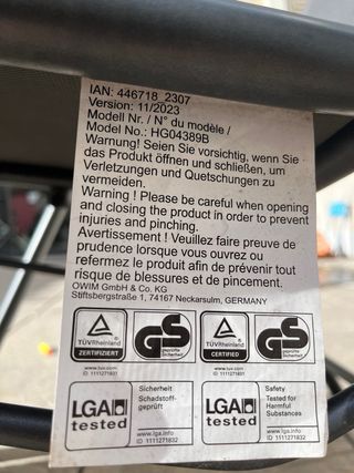 Hamaca reclinable jardín aluminio y textilene