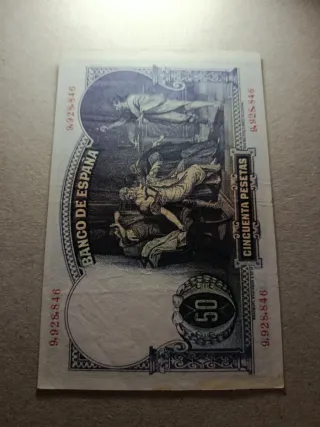 50 Pesetas 1931 Banco de España EBC