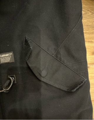 Parka Carhartt Clash Talla S Negra