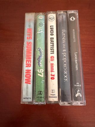 5 Musicassette Doppie Compilation