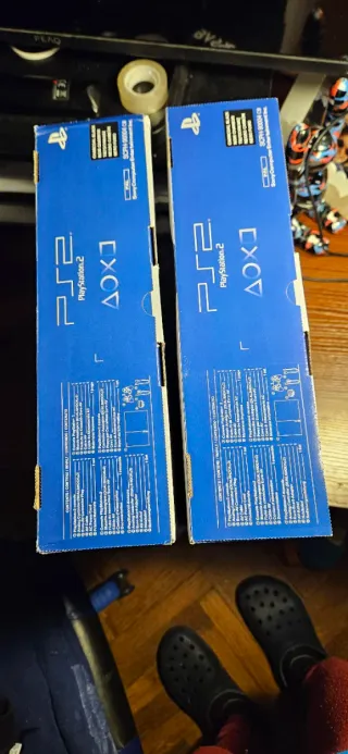 2 Scatole PS2 Slim Sony