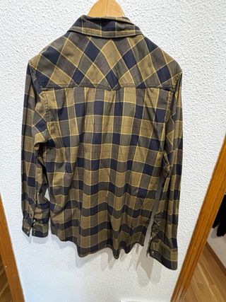 Camisa Vans cuadros azul y marrón