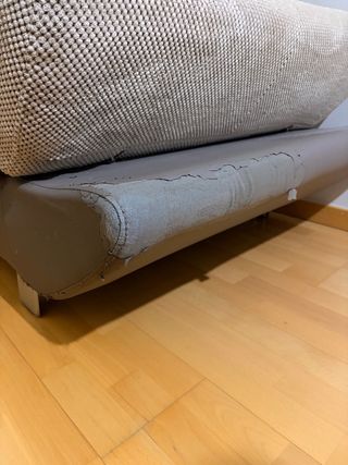 Sofá Chaise Longue Beige 226x271cm