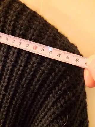 Cappotto lungo in lana nero