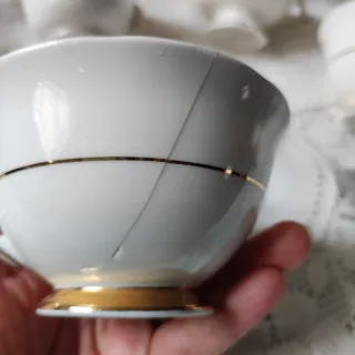 OFFERTA 🇬🇧 set 7 tazze ROTTE x riuso creativo