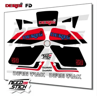 Kit Pegatinas Vinilos Derbi FD