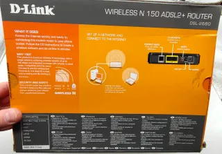 Router Modem Wireless ADSL2+ Internet Wi-fi