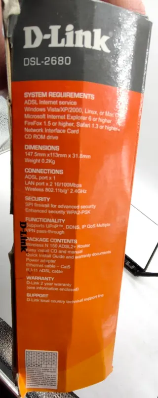 Router Modem Wireless ADSL2+ Internet Wi-fi