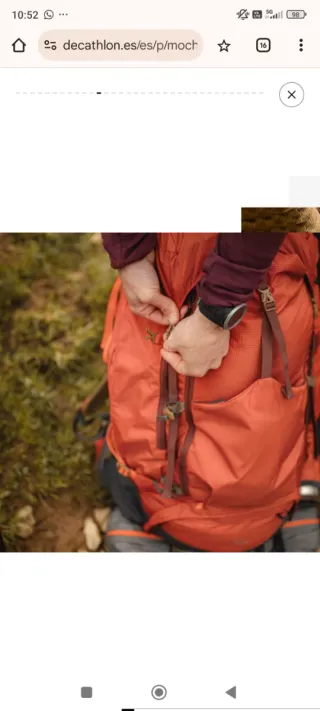 Mochila SIMOND 60L+10L Montaña Trekking