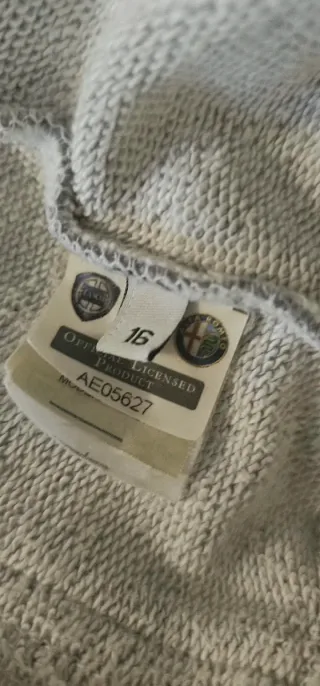 Felpa Fiat 500 Zip Bianca