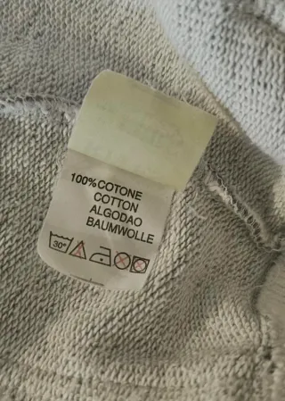 Felpa Fiat 500 Zip Bianca