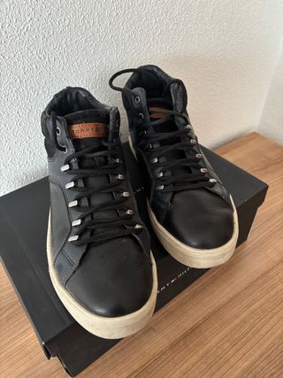 Botines Tommy Hilfiger Hombre Negros