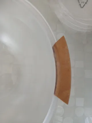 Fuente con 4 cuencos y utensilios sin usar nueva.