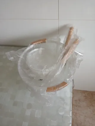 Fuente con 4 cuencos y utensilios sin usar nueva.