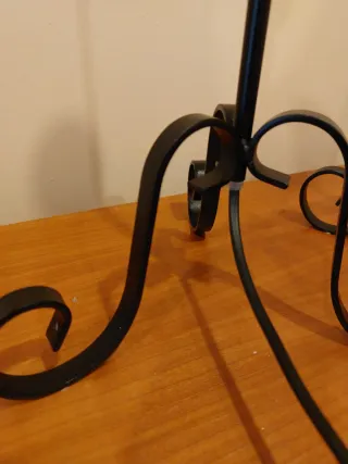 Juego de 2 lámparas de mesa metálicas