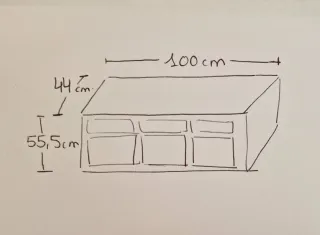 Estructura Cajones Ikea Blanco Plástico