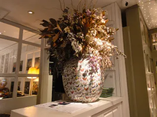 Jarrón Chino Porcelana Decoración