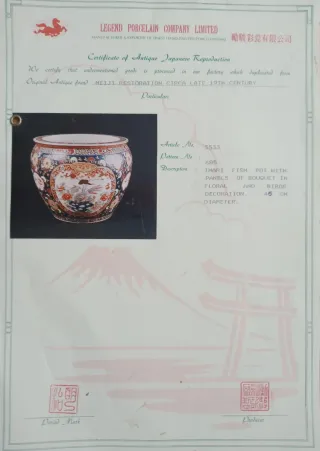 Jarrón Chino Porcelana Decoración