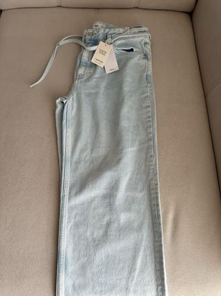 Pantalón vaquero MNG mujer straight talla 42