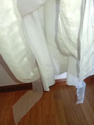 Vestido antiguo comunión niña blanco