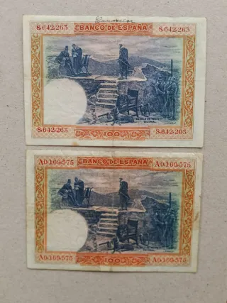 Billetes 100 Pesetas Banco de España 1925