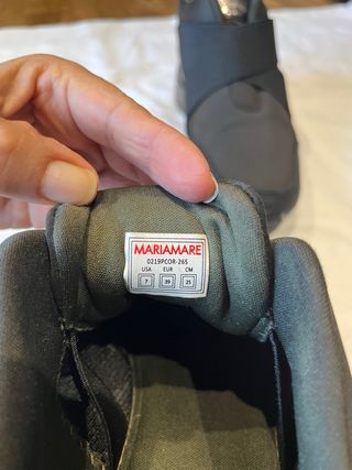 Zapatillas María Mare Talla 39 Negras