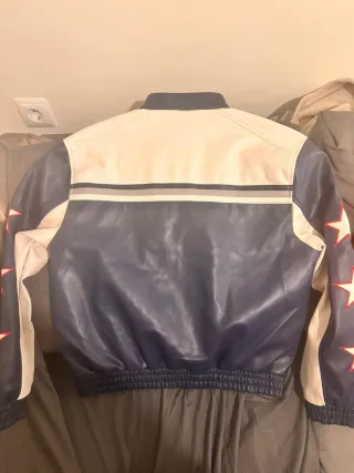 Chaqueta Hollister Cuero NUEVA!!!