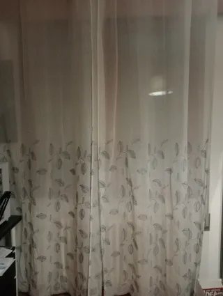 Tende soggiorno con motivo floreale