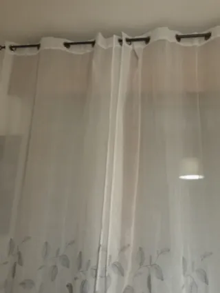 Tende soggiorno con motivo floreale