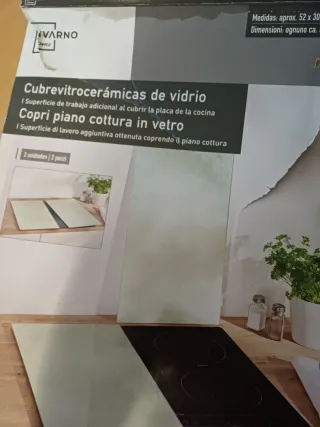 Cubiertas vitrocerámicas de vidrio